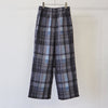 (再入荷の予定はございません)MADRAS CHECK GRAY