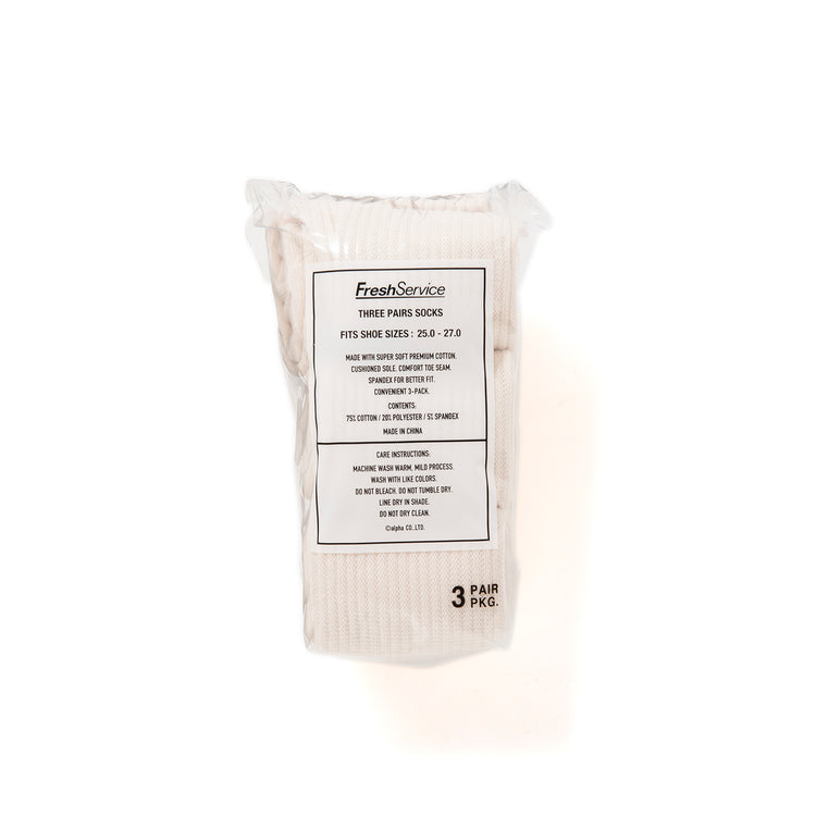 FreshService | フレッシュサービス ORIGINAL SOCKS(3足セット)