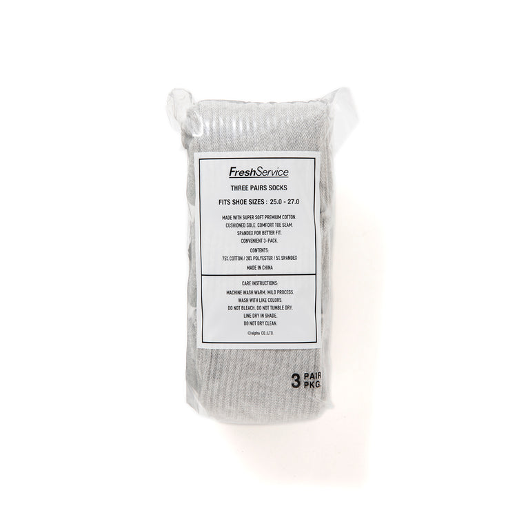 FreshService | フレッシュサービス ORIGINAL SOCKS(3足セット)