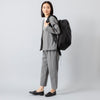 モデル身長163cm,NARU FACTORYのナイロン4WAY ノーカラージャケット|NARU FACTORYのナイロン4WAY スラックス|facciamoのMeringa(メリンガ),https://market.e-begin.jp/products/mdm_nar0132q_lala|https://market.e-begin.jp/products/mdm_nar0130q_lala|https://market.e-begin.jp/products/are_fac0636k_lala