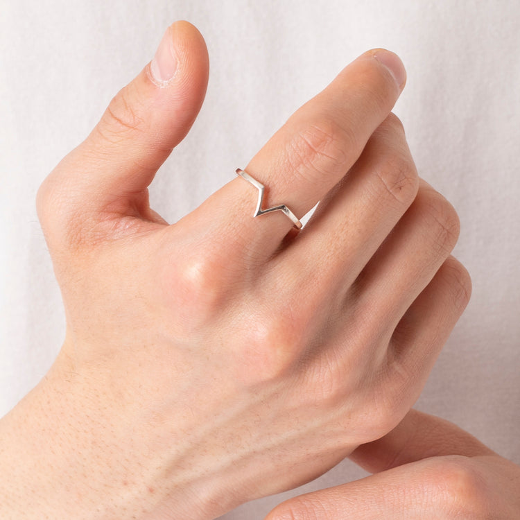 esperanto | エスペラント LIHTNING RING SILVER