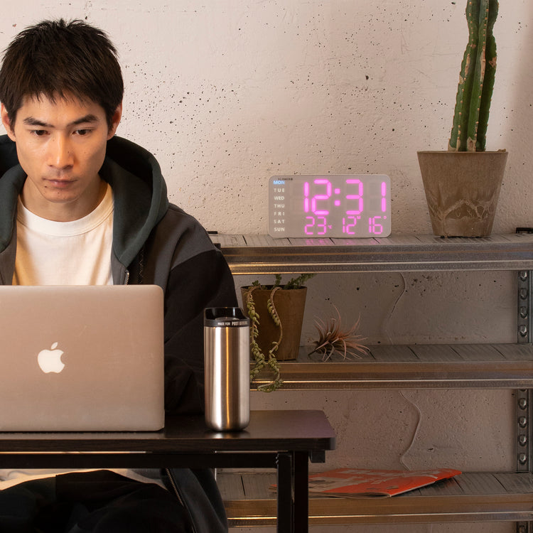 SLOWER | スロウワー LED CLOCK Cielo