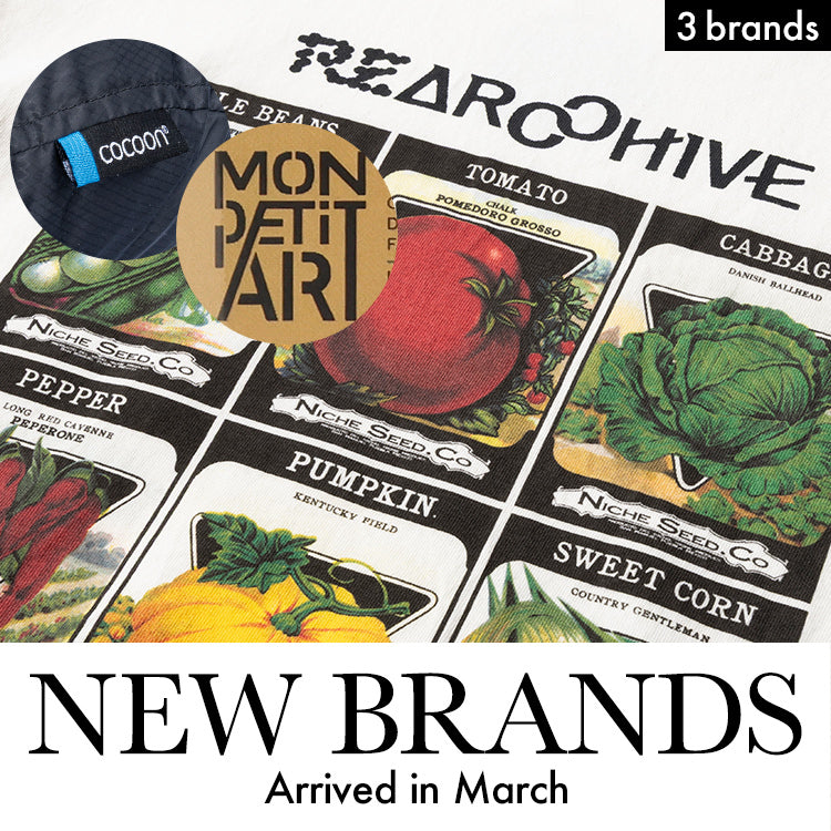 【新ブランド 3選】アートな名品やアウトドアモノが新登場!