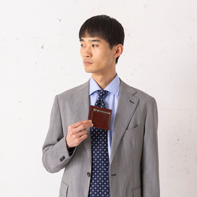 WILD SWANS | ワイルドスワンズ Begin別注 新・ミニウォレット サドルプルアップレザー