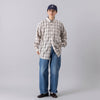 ciao | チャオ オンブレチェックダッドシャツB