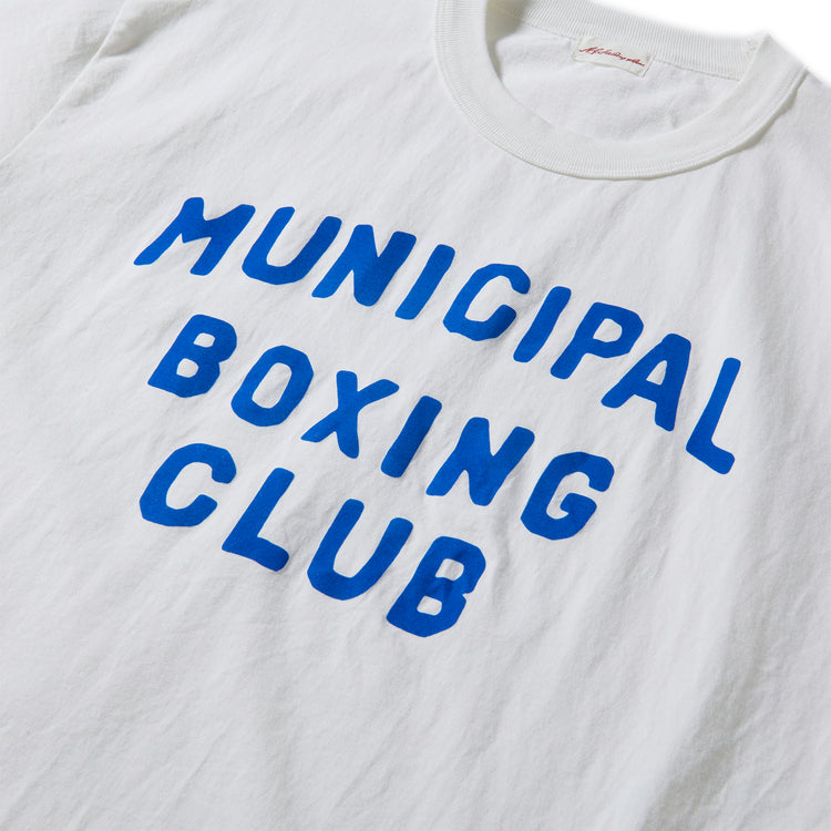 A.G.SPALDING&BROS | エー.ジー.スポルディング&ブロス Begin別注 チームカラー MUNICIPAL BOXING CLUB T