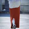 BATONER | バトナ― LaLa Begin別注 SOLID WOOL RIB SKIRT