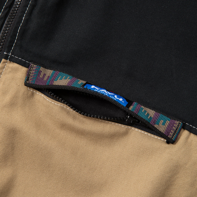 KAVU | カブー フルジップスローシャツ(ノースウエストアグリー)