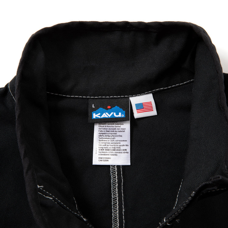KAVU | カブー フルジップスローシャツ(ノースウエストアグリー)