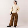モデル身長163cm,lelillのハイテクワッフルニット|UNIVERSAL OVERALLの2TUCK WIDE STRAIGHT PANTS|DiuのLilio|rapiécageのメタルボールチョーカー,https://market.e-begin.jp/products/ana_lel1248s_lala|https://market.e-begin.jp/products/dre_uni1061s_lala|https://market.e-begin.jp/products/cil_diu1167s_lala|https://market.e-begin.jp/products/rdx_rpc0794s_lala
