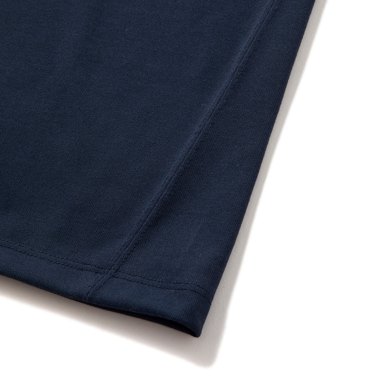 HANDROOM | ハンドルーム　POLYESTER COTTON FEEL MOCK NECK T-SHIRT