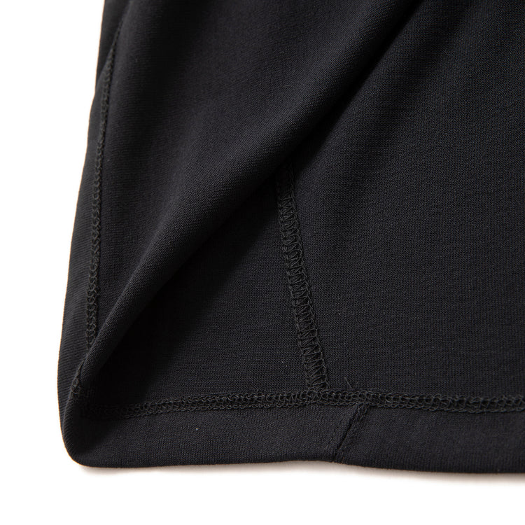 HANDROOM | ハンドルーム POLYESTER COTTON FEEL MOCK NECK T-SHIRT