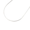 aura | オーラ silver snake chain necklace