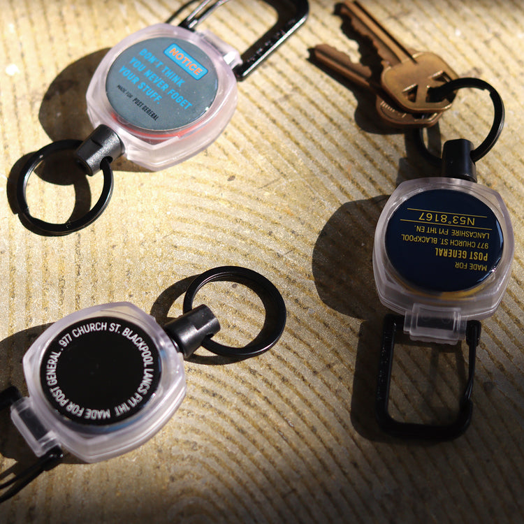 POST GENERAL | ポストジェネラル COLOR CORD REEL KEY HOLDER