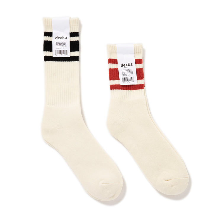 「ミドル丈×2足」と「ショート丈×2足」を組み合わせ
