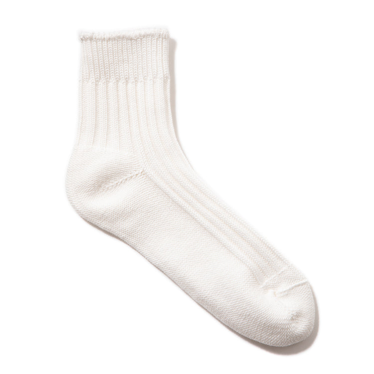 decka quality socks | デカ クォリティソックス　Low Gauge Rib Socks Short Length 1st Collection