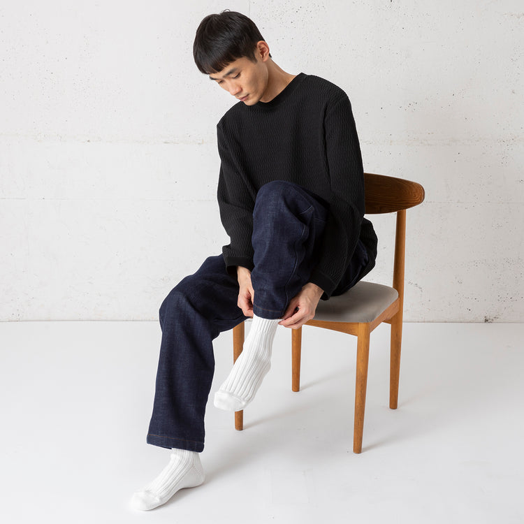 decka quality socks | デカ クォリティソックス Low Gauge Rib Socks Short Length 1st Collection