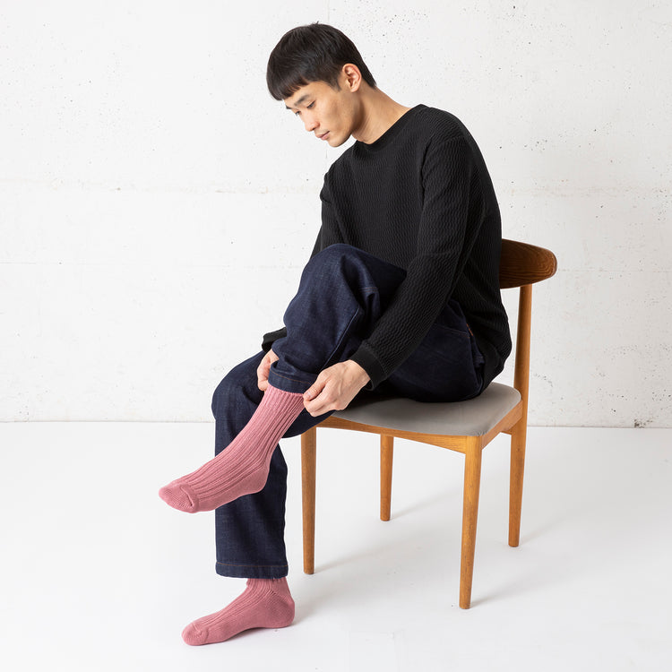 decka quality socks | デカ クォリティソックス Low Gauge Rib Socks Short Length 2nd Collection