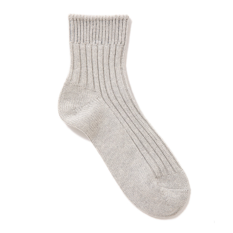 decka quality socks | デカ クォリティソックス　Low Gauge Rib Socks Short Length 3rd Collection