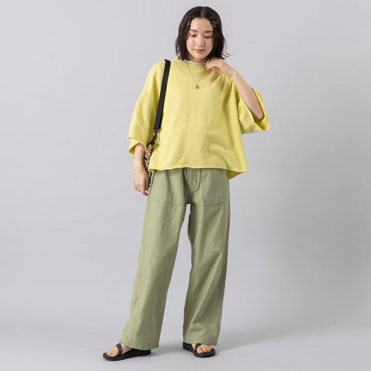 モデル身長163cm,RNA-Nのワイドストレートベイカーパンツ|KELTYのDP FLAT POUCH SM|CHACOのWs クッシュZ|rapiécageの後ろ姿もきれいなスライドチェーンコインネックレス,https://market.e-begin.jp/products/tky_rnn0118s_lala|https://market.e-begin.jp/products/arg_kel0531j_lala|https://market.e-begin.jp/products/af_cha0194s_lala|https://market.e-begin.jp/products/rdx_rpc1183n_lala