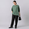 モデル身長163cm,ARCH&LINEのB GREEN PANTS|TIDEWAYのARRG HNDL 2W BASKET|auraのKEY HOOK NECKLACE,https://market.e-begin.jp/products/ach_ach0063s_lala|https://market.e-begin.jp/products/snk_tid0622q_lala|https://market.e-begin.jp/products/crp_aur0067s_lala