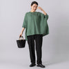 モデル身長163cm,ARCH&LINEのB GREEN PANTS|TIDEWAYのARRG HNDL 2W BASKET|auraのKEY HOOK NECKLACE,https://market.e-begin.jp/products/ach_ach0063s_lala|https://market.e-begin.jp/products/snk_tid0622q_lala|https://market.e-begin.jp/products/crp_aur0067s_lala