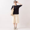 モデル身長 165cm,HEAVENLYのCotton Twill Short Pants|Moonstarのローバスケットヴィンテージグレー,hhttps://market.e-begin.jp/products/dlt_hvr0160u_lala|https://market.e-begin.jp/products/mns_mns0286o_lala