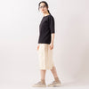 モデル身長 165cm,HEAVENLYのCotton CS 5Sleeve T-Shirt|HEAVENLYのCotton Twill Short Pants|Moonstarのローバスケットヴィンテージグレー,hhttps://market.e-begin.jp/products/dlt_hvr0160u_lala|https://market.e-begin.jp/products/mns_mns0286o_lala
