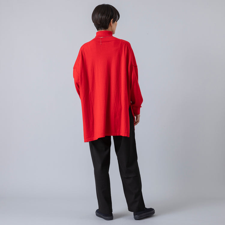 モデル身長163cm,ARCH&LINEのFLANNEL EASY PANTS|MOONSTARのオールネイビーのスエードLOAFY|rapiécageの後ろ姿もきれいなスライドチェーンコインネックレス,https://market.e-begin.jp/products/ach_ach0263p_lala|https://market.e-begin.jp/products/mns_mns0147p_lala|https://market.e-begin.jp/products/rdx_rpc1183n_lala
