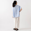モデル身長165cm,HEAVENLYのHigh Count Twill W/Tapered PT|Organic handloomのHOHEN|Taaiiのベネチアンチェーンスリムネックレス,https://market.e-begin.jp/products/dlt_hvr0401u_lala|https://market.e-begin.jp/products/sed_ogh0415u_lala|https://market.e-begin.jp/products/tii_tii1120n_lala