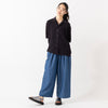 モデル身長165cm,YonetomiのCOTTON SUKASHI KNIT S/T|TUTIE.のタカシマチヂミノースリーブプルオーバー|Organic handloomのSIENA|Taaiiのベネチアンチェーンスリムネックレス,https://market.e-begin.jp/products/yts_ynt0431u_lala|https://market.e-begin.jp/products/equ_tte0275u_lala|https://market.e-begin.jp/products/sed_ogh0418u_lala|https://market.e-begin.jp/products/tii_tii1120n_lala