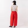 モデル身長163cm,HEAVENLYのCotton CS Nosleeve Pullover|GLENFIELDのシャークソールビジネスサンダル,https://market.e-begin.jp/products/dlt_hvr0485u_lala|https://market.e-begin.jp/products/jal_gfd0392q_lala