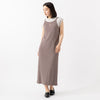 モデル身長163cm,Healthknitのキャミマキシワンピ+5分袖Tのレイヤードセット,https://market.e-begin.jp/products/dlt_hvr0485u_lala|https://market.e-begin.jp/products/she_hea0207q_lala