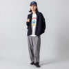 モデル身長160cm,Vincent et Mireilleのドライバーズニット|BARNS OUTFITTERSのHOT-SHOT LS PT TEE NEW YORK|HEAVENLYのTR Wrap Pants|XS BAGGAGEのリップストップボディバッグ|Moonstarの帰ってきたDECK SPORT|PROGRESS RUNNING CLUBのBADGE Logo Cap,https://market.e-begin.jp/products/imx_vcm0387p_lala|https://market.e-begin.jp/products/tka_bof0638r_lala|https://market.e-begin.jp/products/dlt_hvr0930r_lala|https://market.e-begin.jp/products/mul_xsb0827p_lala|https://market.e-begin.jp/products/mns_mns0718r_lala|https://market.e-begin.jp/products/gra_pgr0248r_lal
