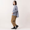 モデル身長163cm,HEAVENLYのCotton Linen Frillneck Blouse|HEAVENLYのCorduroy Front Pocket Pants|facciamoのMeringa(メリンガ)|rapiécageの1TOPガラスパールネックレス,https://market.e-begin.jp/products/dlt_hvr1184s_lala|https://market.e-begin.jp/products/dlt_hvr1185s_lala|https://market.e-begin.jp/products/are_fac0636k_lala|https://market.e-begin.jp/products/rdx_rpc0795s_lala