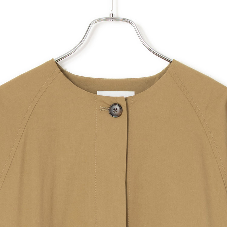 HEAVENLY | ヘブンリー Cotton Twill Nocollar Coat