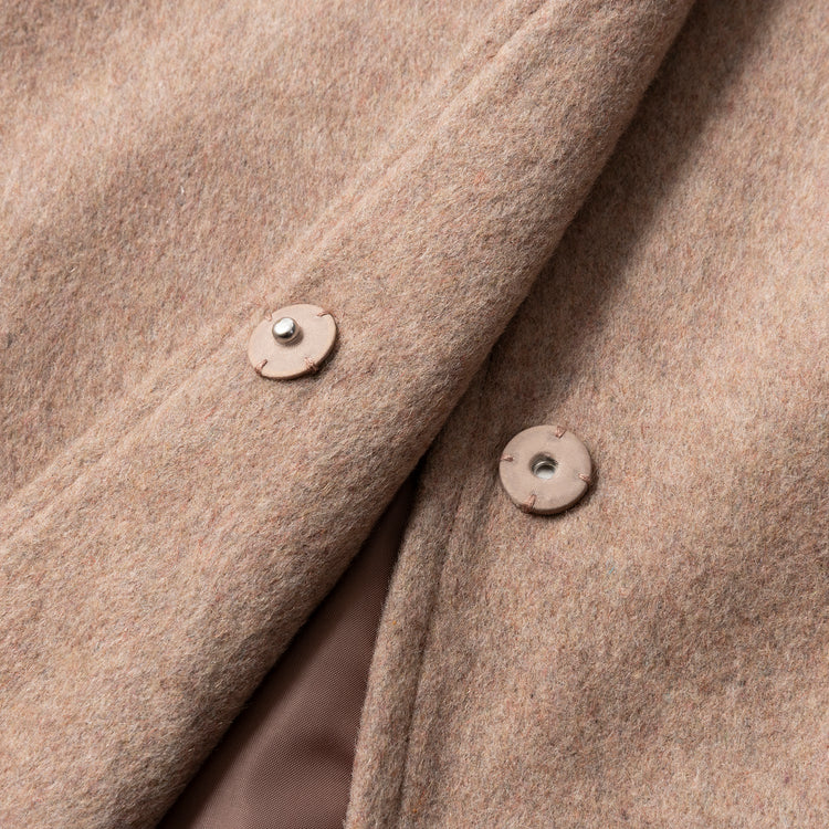 HEAVENLY | ヘブンリー Wool Mix Nocollar Short Coat