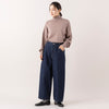 モデル身長163cm,HEAVENLYのAcrylic Wool Knit Turtleneck Pullover|HEAVENLYの10oz Denim Curved Pants|facciamoのMeringa(メリンガ),https://market.e-begin.jp/products/dlt_hvr1188s_lala|https://market.e-begin.jp/products/dlt_hvr0996s_lala|https://market.e-begin.jp/products/are_fac0636k_lala