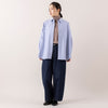 モデル身長163cm,LE MELANGEのオーバーサイズオックスシャツ|HEAVENLYのAcrylic Wool Knit Turtleneck Pullover|HEAVENLYの10oz Denim Curved Pants|facciamoのMeringa(メリンガ),https://market.e-begin.jp/products/inf_lem1168s_lala|https://market.e-begin.jp/products/dlt_hvr1188s_lala|https://market.e-begin.jp/products/dlt_hvr0996s_lala|https://market.e-begin.jp/products/are_fac0636k_lala