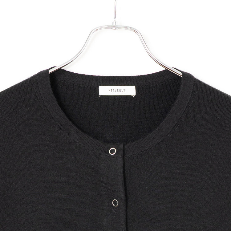 HEAVENLY | ヘブンリー Wool Mix Smooth Knit Cardigan