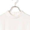 uncinq | アンサンク Cotton 100/2 Broad Frillneck Pullover