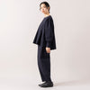 ネイビー着用 モデル身長165cm,uncinqのWeather Stretch Tapered Easy Pants|facciamoのMeringa(メリンガ),https://market.e-begin.jp/products/dlt_unc1543s_lala|https://market.e-begin.jp/products/are_fac0636k_lala
