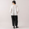 モデル身長165cm,uncinqのTropical Stretch Tuck Easy Pants|facciamoのMeringa(メリンガ),https://market.e-begin.jp/products/dlt_unc1537s_lala|https://market.e-begin.jp/products/are_fac0636k_lala