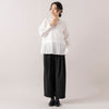 モデル身長165cm,uncinqのTropical Stretch Tuck Easy Pants|facciamoのMeringa(メリンガ),https://market.e-begin.jp/products/dlt_unc1537s_lala|https://market.e-begin.jp/products/are_fac0636k_lala