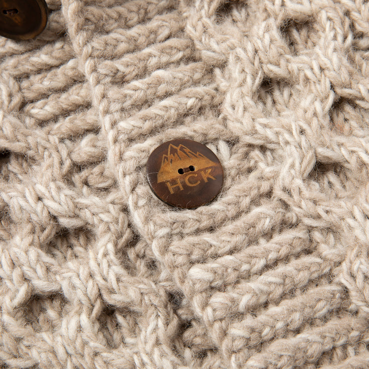 HIMALAYAN CLIMBER'S HAND-KNIT | ヒマラヤン クライマーズ ハンドニット 手編みショール衿カーディガン