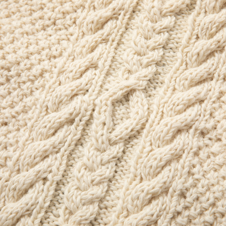 HIMALAYAN CLIMBER'S HAND-KNIT | ヒマラヤン クライマーズ ハンドニット 手編み色切り替えクルーカーディガン