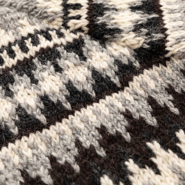 HIMALAYAN CLIMBER'S HAND-KNIT | ヒマラヤン クライマーズ ハンドニット　Begin別注 ヒマラヤから“山地”直送のフェアアイル柄カーディガン