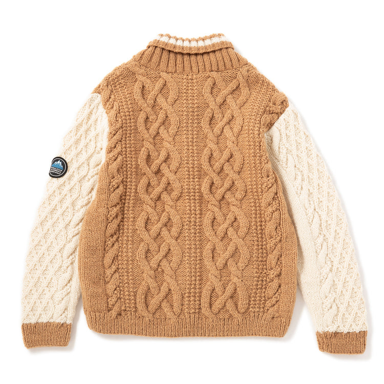 HIMALAYAN CLIMBER'S HAND-KNIT | ヒマラヤン クライマーズ ハンドニット 手編みスタジアムジャケット