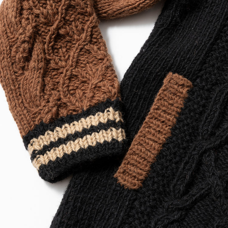 HIMALAYAN CLIMBER'S HAND-KNIT | ヒマラヤン クライマーズ ハンドニット Begin別注 手編みクラッシック スタジャン