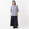 モデル身長163cm(ロング丈),TUTIE.の強撚クレープハイネックプルオーバー|GLENFIELDのシャークソールビジネスサンダル,https://market.e-begin.jp/products/equ_tte0493u_lala|https://market.e-begin.jp/products/equ_tte0490u_lala|https://market.e-begin.jp/products/jal_gfd0392q_lala